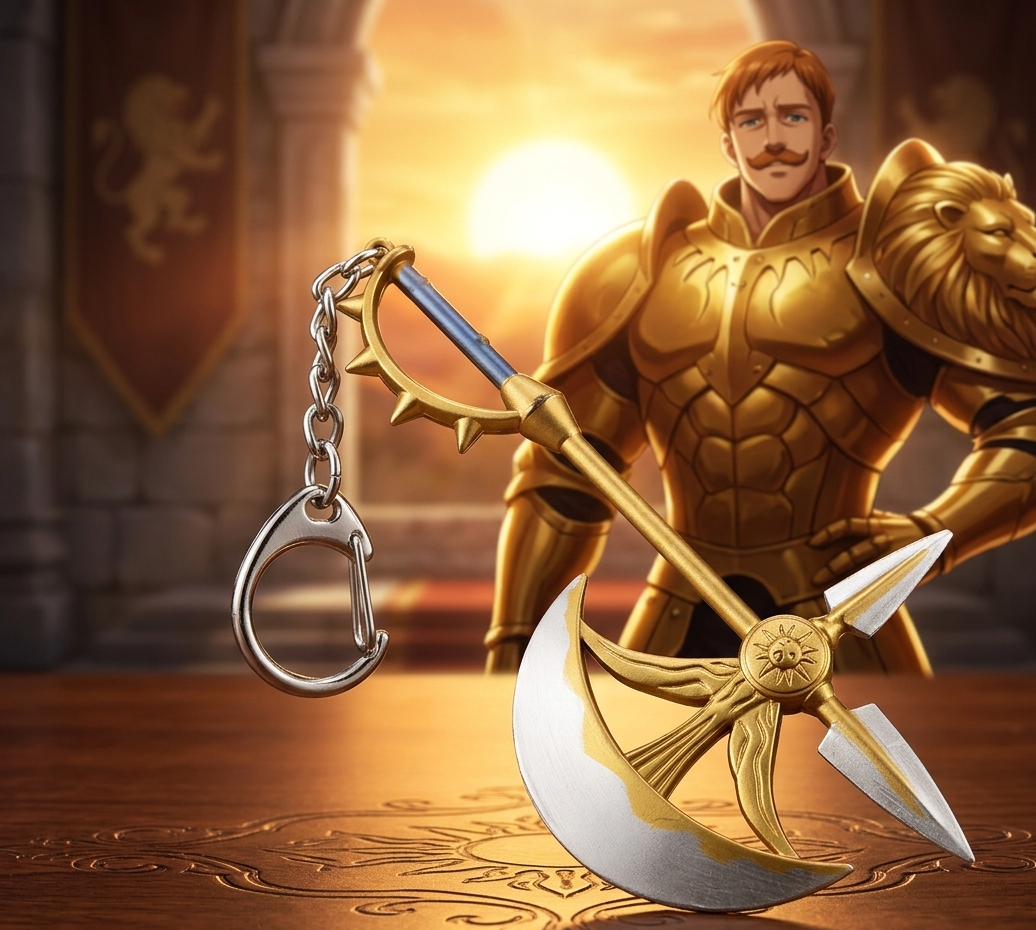 Seven Deadly Sins : Meliodas Dragon handle Sword Keychain Accessory