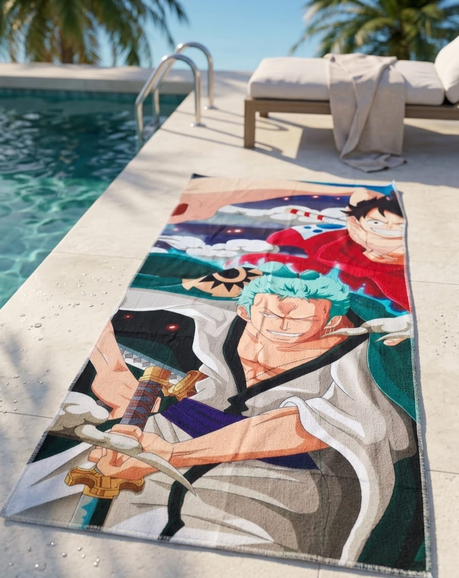 One Piece Characters Anime Bath Towel Collectio (140×70)