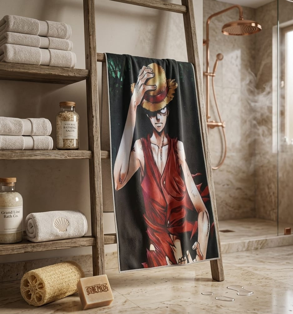 One Piece Characters Anime Bath Towel Collectio (140×70)