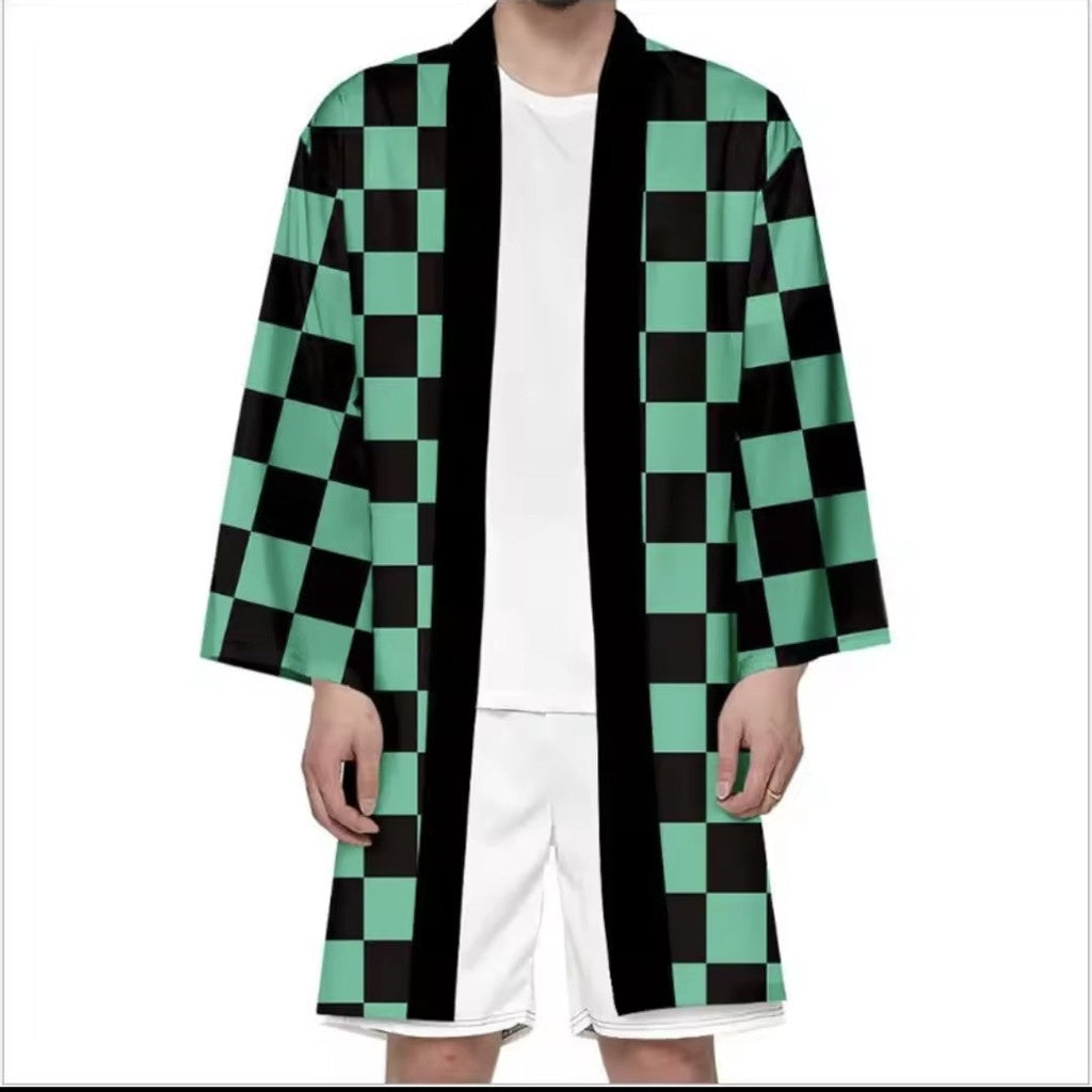 Demon Slayer Tanjiro Kmado Haori-Anime Cosplay Jacket