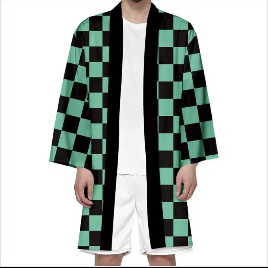 Demon Slayer Tanjiro Kmado Haori-Anime Cosplay Jacket