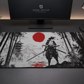 Japanese Samurai Zen Desk Mat-Premium Extended Mouse Pad